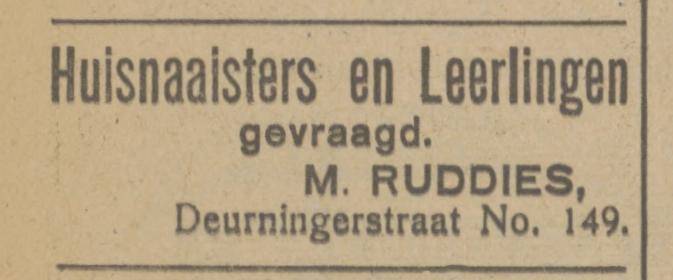 Deurningerstraat 149 M. Ruddies advertentie Tubantia 14-5-1925.jpg