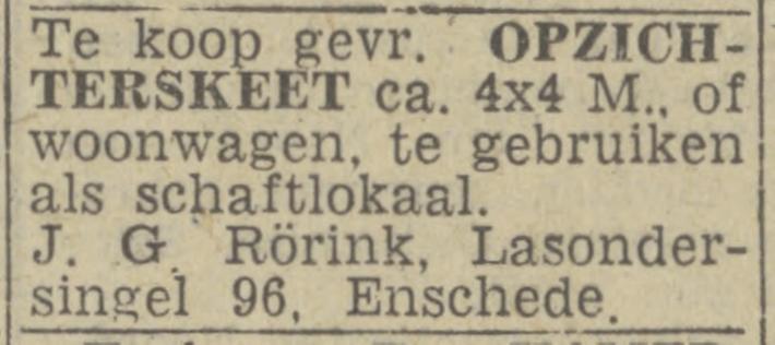 Lasondersingel 96 J.G. Rörink advertentie Twentsch nieuwsblad 15-11-1943.jpg
