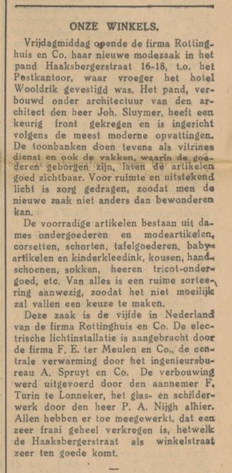 Haaksbergerstraat 16-18 Rottinghuis en Co. krantenbericht Tubantia 14-9-1929.jpg