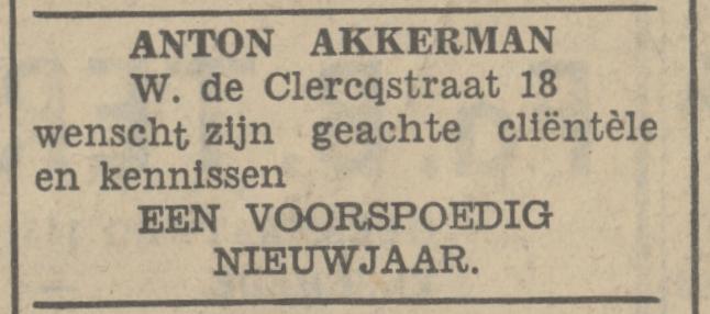 Willem de Clercqstraat 18 Anton Akkerman advertentie Tubantia 31-12-1936.jpg