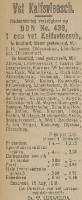 Ledeboerstraat 1 slager Alberda advertentie Tubantia 16-8-1918.jpg
