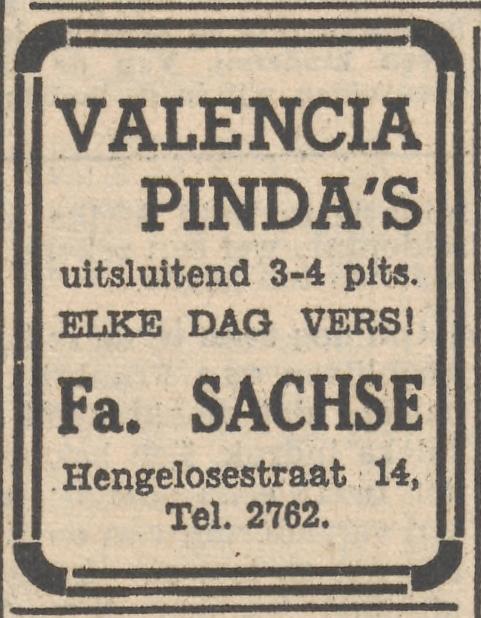 Hengelosestraat 14 Fa. Sachse advertentie Tubantia 30-12-1952.jpg