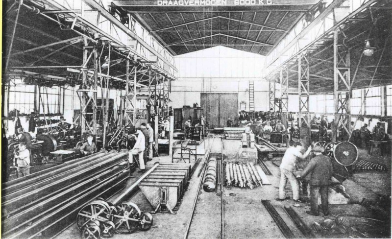 Molenstraat 77-81 Interieur Transport werktuigen-en machinefabriek Sanders 1914.jpg