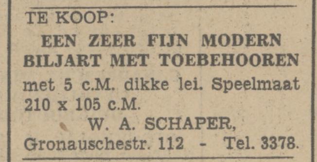 Gronausestraat 112 W.A. Schaper advertentie Tubantia 18-9-1942.jpg