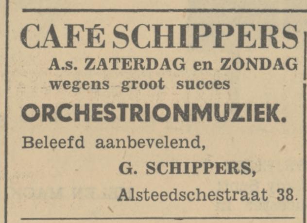 Alsteedsestraat 38 cafe G. Schippers advertentie Tubantia 8-11-1935.jpg