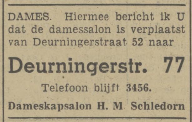 Deurningerstraat 77 dameskapsalon H.M. Schledorn advertentie Tubantia 22-2-1941.jpg