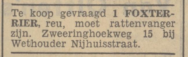 Zweringhoekweg 15 bij Wethouder Nhijhuisstraat advertentie Tubantia 27-5-1939.jpg