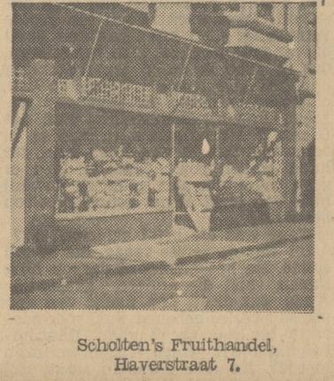 Haverstraat 7 Scholten's Fruithandel, krantenfoto Tubantia 19-6-1934.jpg