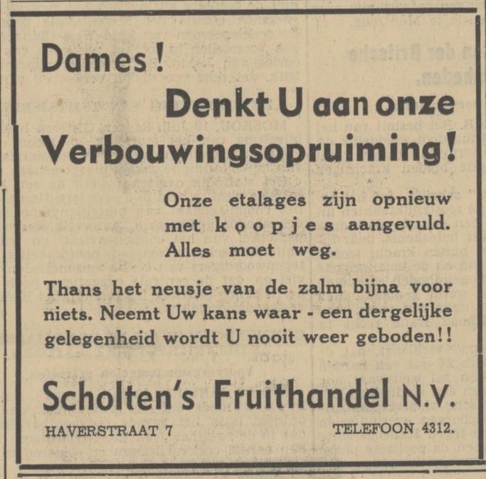 Haverstraat 7 Scholten's Fruithandel advertentie Tubantia 10-7-1936.jpg