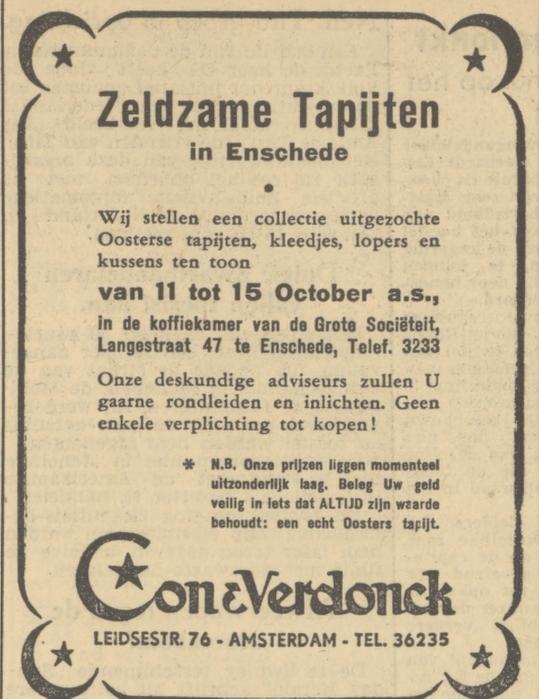 Langestraat Grote Societeit advertentie Tubantia 10-10-1949.jpg