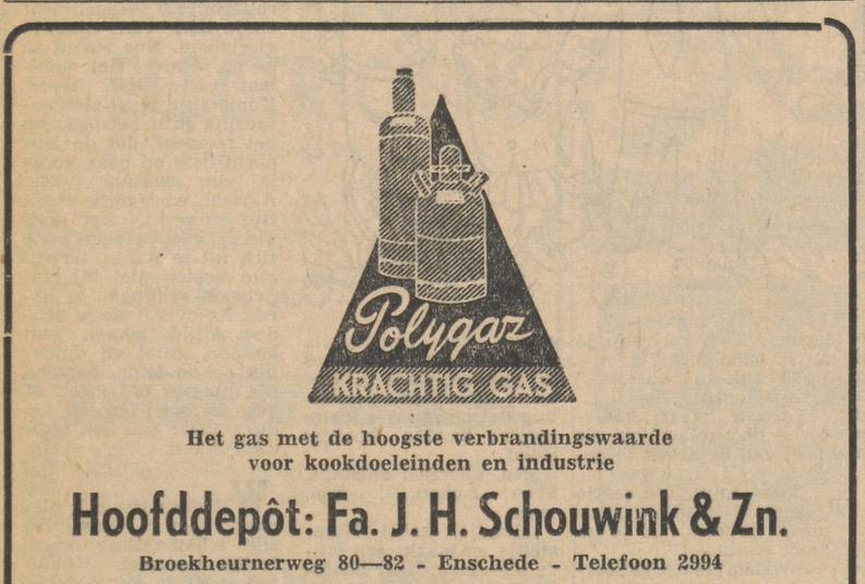 Broekheurnerweg 80-82 Fa. J.H. Schouwink advertentie Tubantia 23-3-1957.jpg