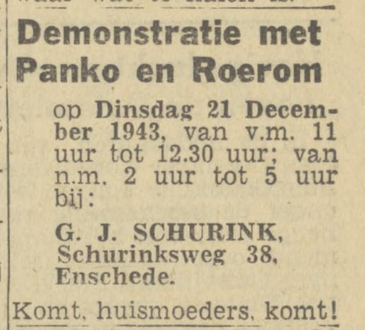 Schurinksweg 38-40  G.J. Schurink advertentie Twentsch nieuwsblad 20-12-1943.jpg