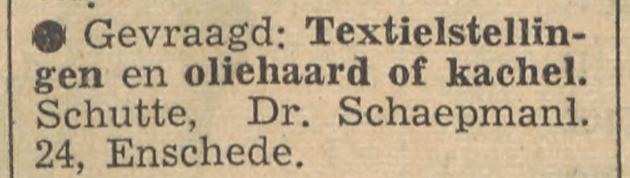 Dr. Schaepmanlaan 24 Schutte advertentie Tubantia 14-12-1956.jpg