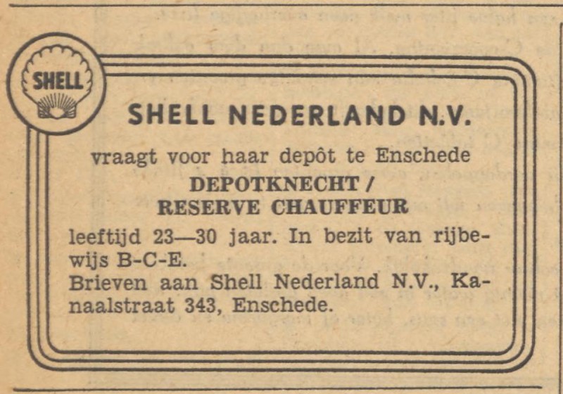 Kanaalstraat 343 Shell Nederland N.V. advertentie Tubantia 6-11-1954.jpg