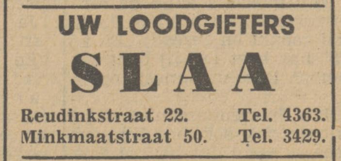 Reudinkstraat 22 Slaa Loodgieters advertentie Tubantia 20-7-1940.jpg