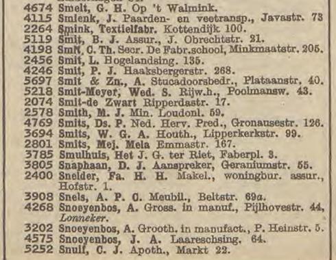 Hogelandsingel 135 L. Smit. Telefoonboek 1950.jpg