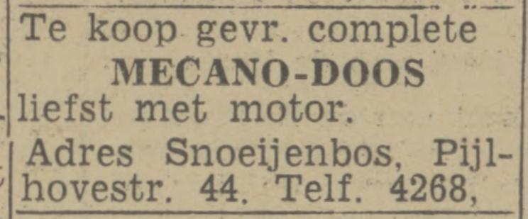 Pijlhovestraat 44 Snoeijenbos advetentie Twentsch nieuwsblad 4-10-1943.jpg