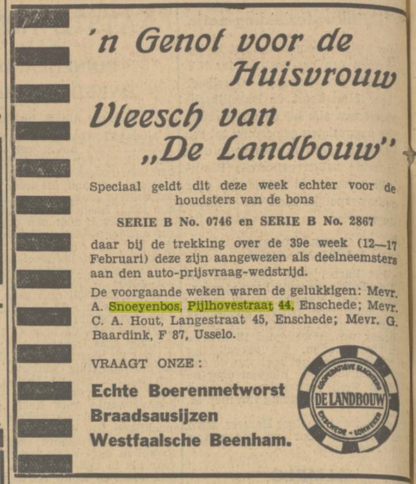 Pijlhovestraat 44 A. Snoeyenbos advertentie Tubantia 20-2-1934.jpg
