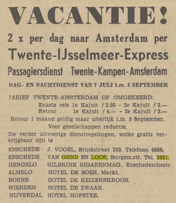 Burgemeesterstraat 3 Van Gend en Loos advertentie Tubantia 8-8-1939.jpg