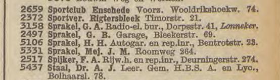 Roomweg 264 Mej. J.M. Sprakel. Telefoonboek 1950.jpg