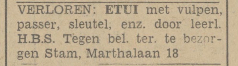 Marthalaan 18 Stam advertentie Tubantia 15-9-1942.jpg