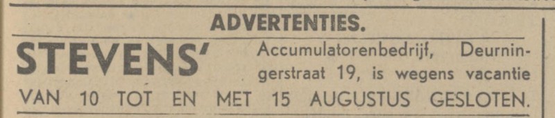 Deurningerstraat 19 Stevens Accumulatorenbedrijf advertentie Tubantia 3-8-1942.jpg