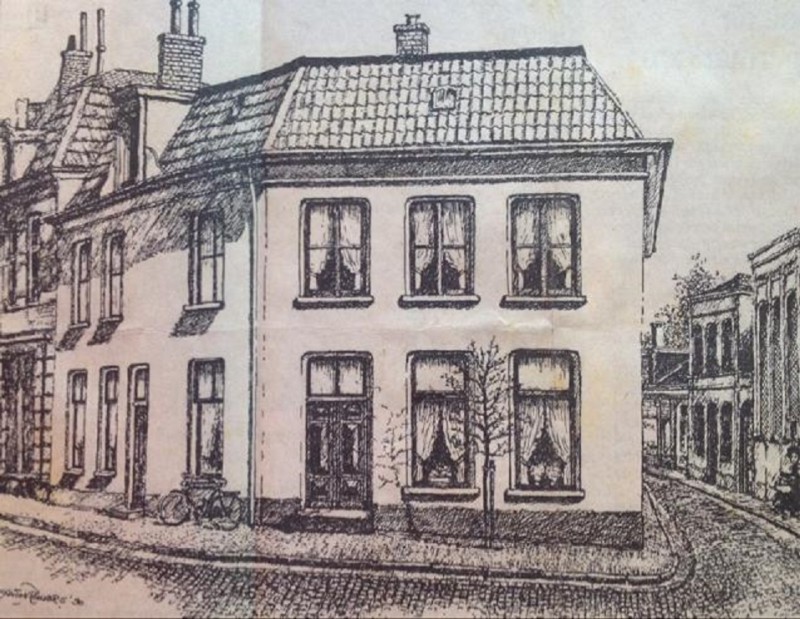 Haverstraat 30  het pand van Stolker, gemaakt in 1990 door Anton Reuvers..jpg