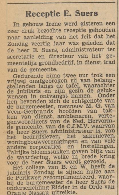Perikweg 130 E. Suers krantenbericht Tubantia 3-11-1953.jpg