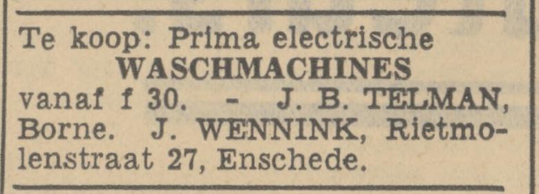 Rietmolenstraat 27 J.B. Telman advertentie Tubantia 3-7-1937.jpg