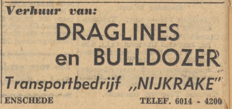 H.B. Blijdensteinlaan 41 Nijkrake advertentie Tubantia 10-5-1958.jpg