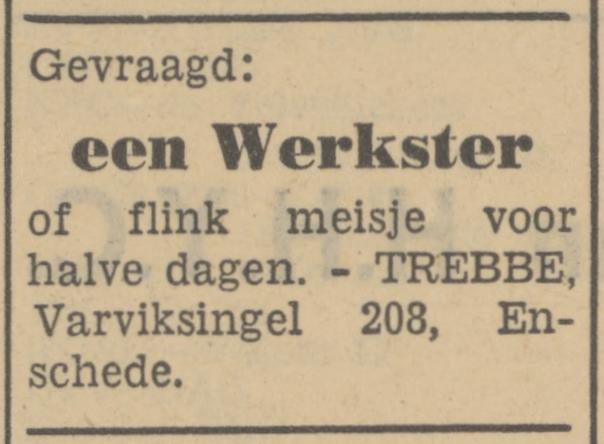 Varviksingel 208 Trebbe advertentie Tubantia 12-3-1951.jpg
