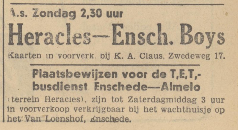 Van Loenshof wachthuisje T.E.T. advertentie Tubantia 11-11-1948.jpg