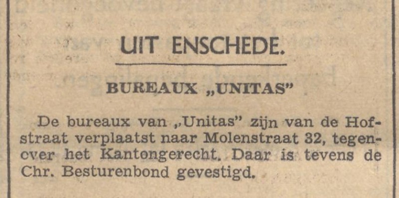Molenstraat 32 Unitas krantenbericht 7-1-1936.jpg