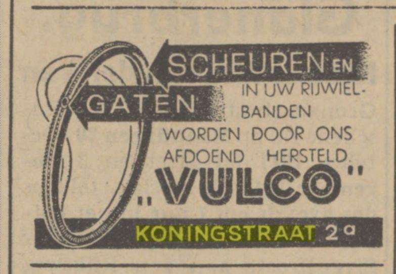 Koningstraat 2a VULCO. Twentsch dagblad Tubantia en Enschedesche courant. Enschede, 11-10-1941.jpg