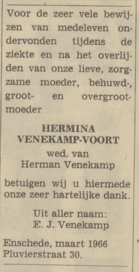 Pluvierstraat 30 E.J. Venekamp advertentie Tubantia 1-3-1966.jpg