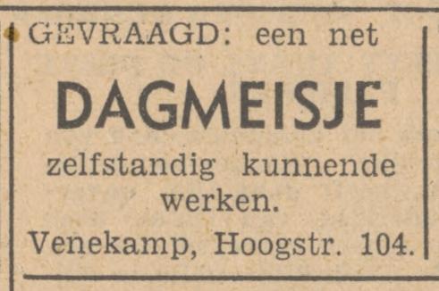Hoogstraat 104 Venekamp advertentie Tubantia 31-1-1949.jpg