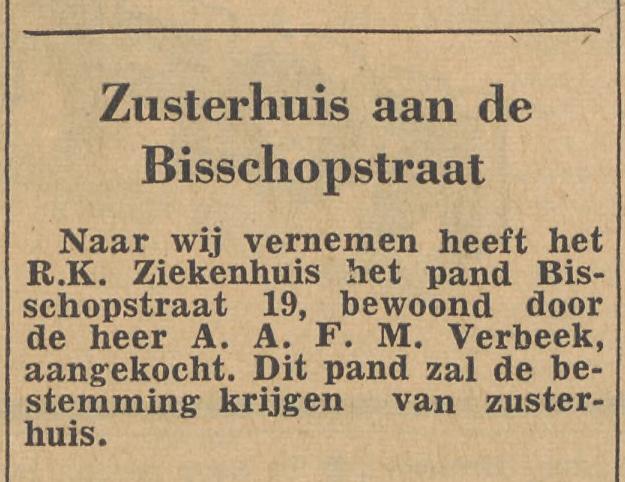 Bisschopstraat 19 A.A.F.M. Verbeek kranentenbericht Tubantia 29-9-1955.jpg