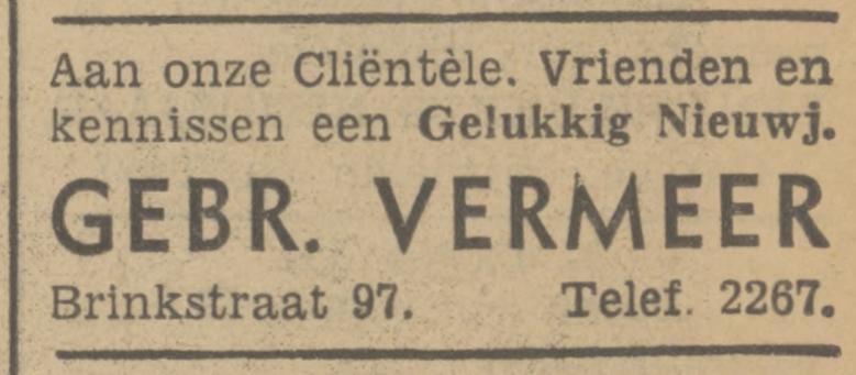 Brinkstraat 97 Gebr. Vermeer advertentie Tubantia 31-12-1938.jpg