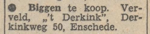 Derkinkweg 50 Verveld advertentie Tubantia 1-4-1958.jpg