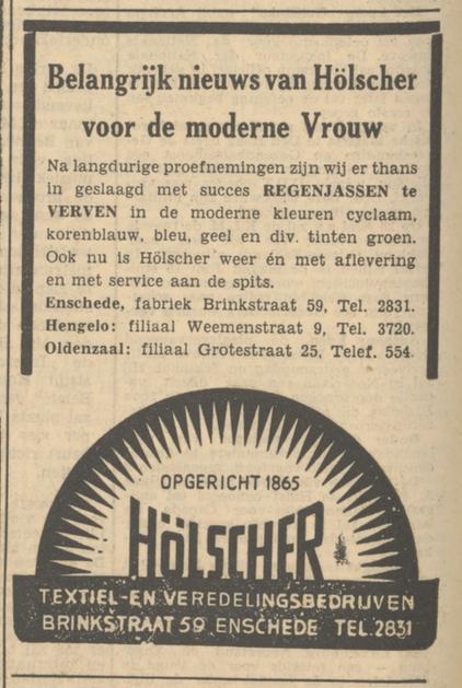 Brinkstraat 59 Hölscher advertentie Tubantia 9-6-1951.jpg