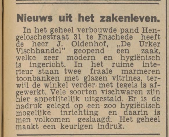 Hengelosestraat 31 J. Oldenhof Urker vishandel krantenbericht Tubantia 14-3-1942.jpg