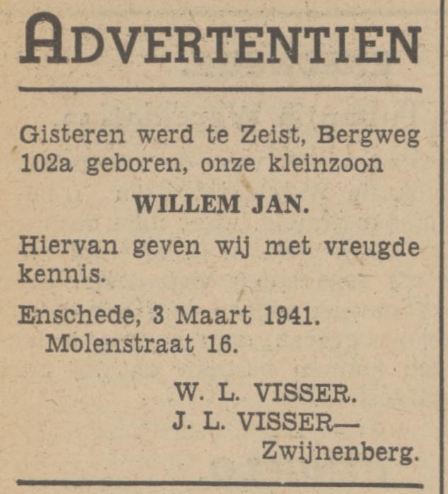 Molenstraat 16 W.L. Visser advertentie Tubantia 3-3-1941.jpg
