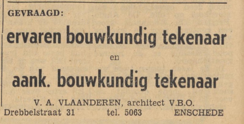 Drebbelstraat 31 V.A. Vlaanderen advertentie Tubantia 21-11-1959.jpg