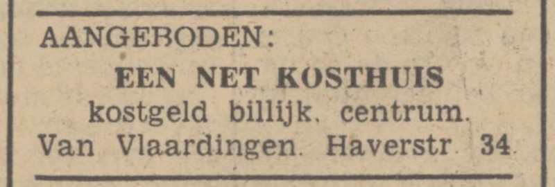 Haverstraat 34 Van Vlaardingen advertentie Tubantia 8-6-1940.jpg