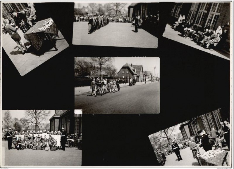 Enschede. Installatie klaarovers.  30 april 1955.JPG