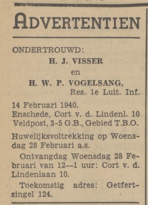 Getfertsingel 124 H.W. P. Vogelsang advertentie Tubantia 14-2-1940.jpg