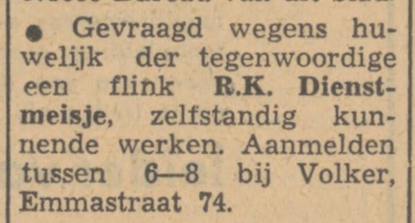 Emmastraat 74 Volker advertentie Tubantia 29-10-1947.jpg