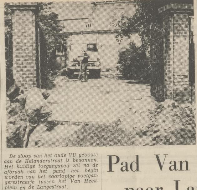 Kalanderstraat 10d oude VU gebouw krantenfoto Tubantia 8-5-1968.jpg