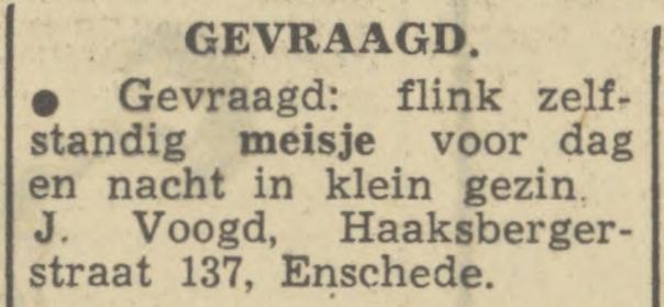 Haaksbergerstraat 137 J. Voogd advertentie Tubantia 1-4-1950.jpg