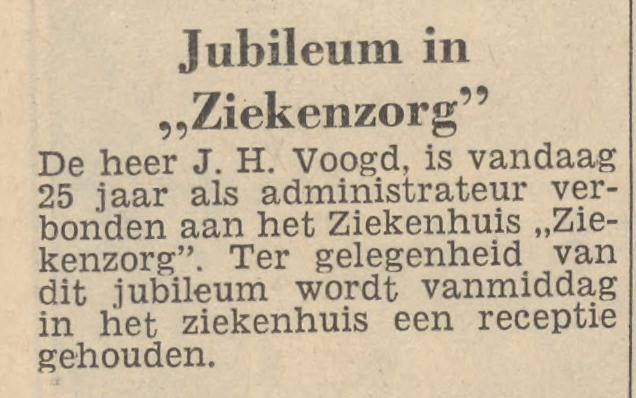 J.H. Voogd administrateur ziekenhuis Ziekenzorg krantenbericht Tubantia 1-6-1960.jpg